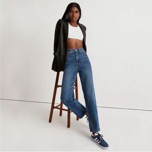 NWT Madewell The Petite Perfect Vintage Straight Jean in Mayfield Wash 30P
